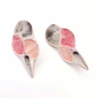 INA Earrings (red & orange)